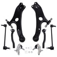 thumbnail image 1 of maXpeedingrods 6Pcs Front Lower Control Arm Kit for Toyota Sienna 2011-2020, K622035 K622036 Suspension Kit with Sway Bar Links Outer Tie Rods, 1 of 7