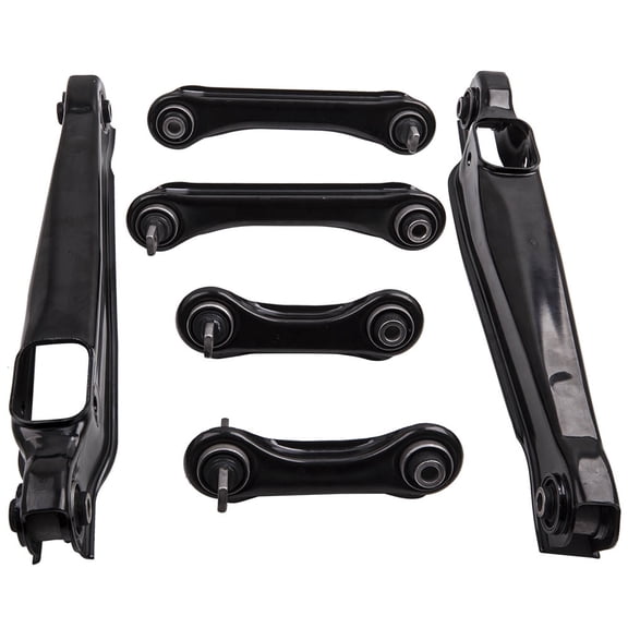 maXpeedingrods 6Pcs Rear Suspension Kit Upper Lower Control Arms w/Ball Joints for Mitsubishi Mirage 1993-2002
