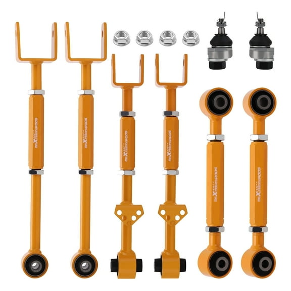 maXpeedingrods 6x Rear Camber Control Toe Arms Kit for 2008 2009-2013 Honda Accord Acura TSX TL