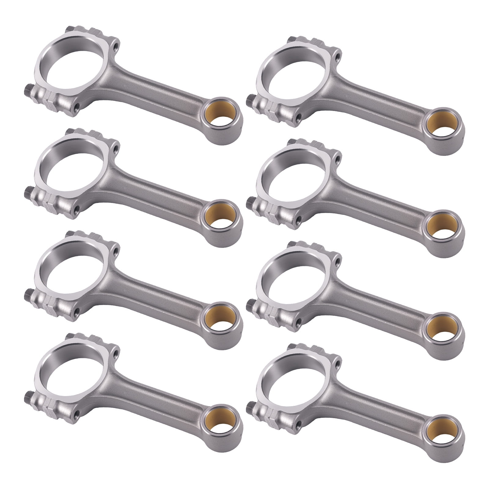 maXpeedingrods 8 Pcs 5.7'' I-Beam 5140 Connecting Rods 5.700