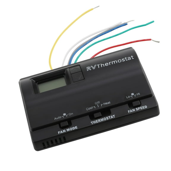 maXpeedingrods 83303862 RV Digital Thermostat, Heat/Cool T-Stat Wall Thermostat, for 8330-336 8330-368 8330-338v8330-339 Black