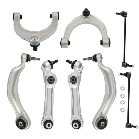 maXpeedingrods 8Pc Suspension Kit for BMW 5 7 Series 535i 740i 550i 740Li 750i 750Li 760Li Front Upper Lower Control Arm Kit w/Ball Joint Sway Bar Link