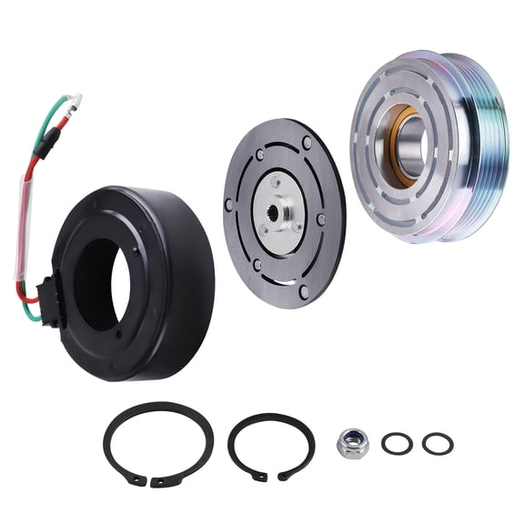 maXpeedingrods AC Compressor Clutch Kit Pulley Bearing Coil for Honda CR-Z 2011-2016, for Honda Insight 2010-2014, 5 Groove Pulley, A/C Clutch