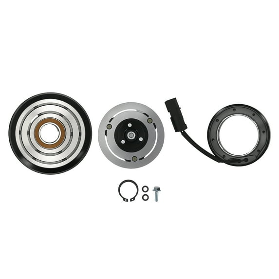 maXpeedingrods AC Compressor Clutch Kit Pulley Bearing Coil for Jeep Liberty 2006-2008 3.7L, 6 Groove Pulley, A/C Clutch