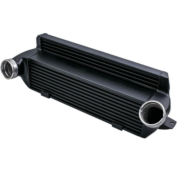 maXpeedingrods Aluminum Intercooler for BMW 135i E82/E88 2008-2013, 1M E82 2011-2013, E90/E91/E92 2006-2012, Z4 E89, 20"x6"x8", 3.25" Inlet/Outlet, Black