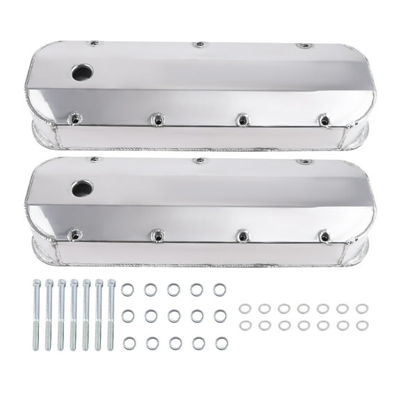 maXpeedingrods Aluminum Valve Covers for Big Block Chevy Engines Big Block Chevy 396 402 427 454 502'S 1966-2000