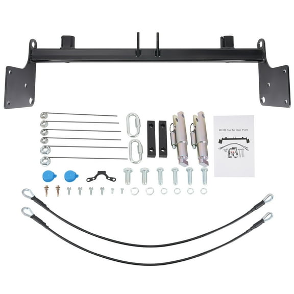 maXpeedingrods BX1126 Tow Bar Base Plate Bracket for Jeep Wrangler JK JKU 2/4 Doors All Models with Standard Bumper 2007-2018