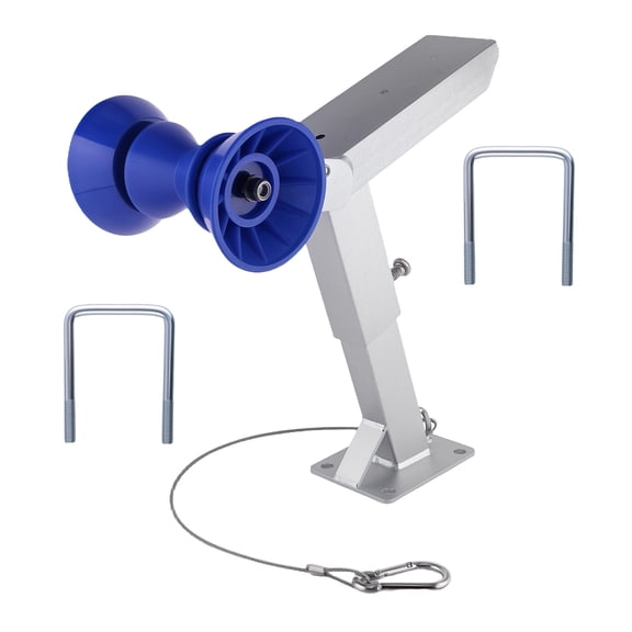 maXpeedingrods Boat Trailer Winch Post with Roller Fit for 3" W x 4" H Trailer Tongue, Boat Winch Stand Mount Bracket