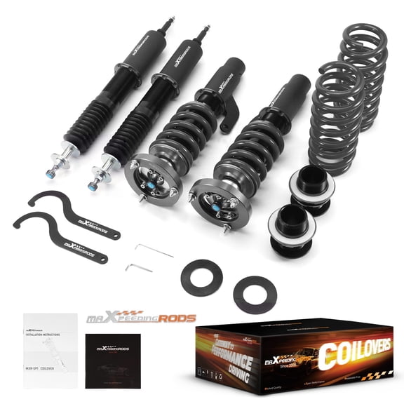 maXpeedingrods Coilover for BMW 3 Series E90/E92 2006-2011 AWD, 24 Levels Damper Adjustable Coilovers Suspension Kit, Height Adjustable Shock Absorber Struts Lowering Kit, T7 Upgrade Racing Series