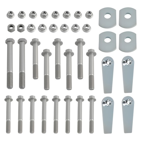 maXpeedingrods Control Arm Bolts Fit for Jeep Wrangler TJ LJ 1997-2006 Front and Rear w/Cam Bolt and Flag Nuts