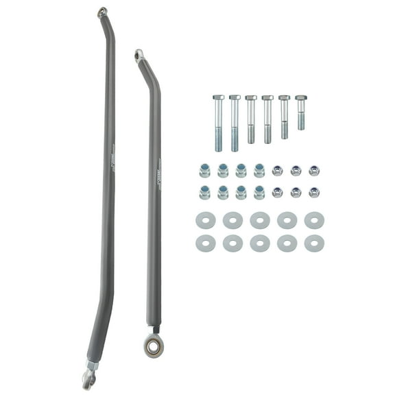 maXpeedingrods Crossover Steering Kit for Jeep Cherokee XJ, Wrangler TJ LJ, Grand Cherokee ZJ, Comanche MJ, Drag Link/Tie Rod, for 2.5"or More Lifted Suspension, Gray