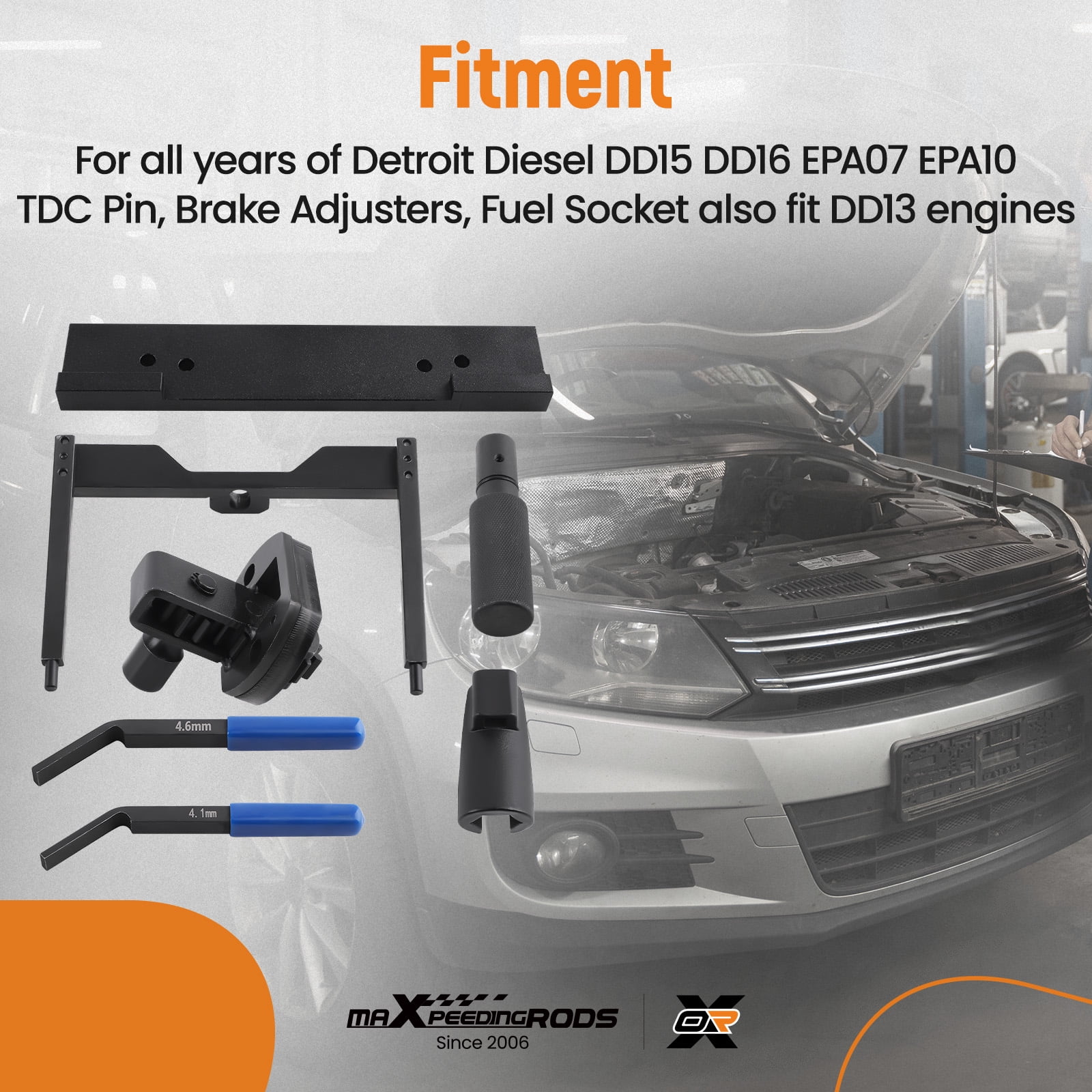 maXpeedingrods For Detroit Diesel DD15 DD16 Engine Brake Adjustment ...