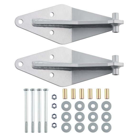 maXpeedingrods Dual Front Shock Kit for Ford F250 F350 Super Duty 4WD W/Hardware 1999-2004 Front Dual Twin Shock Bracket Mount Kit