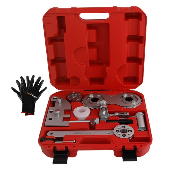 maXpeedingrods Engine Camshaft Alignment Tool Kit for Volvo 2.0T S60 S80 V40 V60 V70 XC60 XC70 XC90, Timing Tool Kit for B4204 B4154 Engines (8-Speed Transmission), Red
