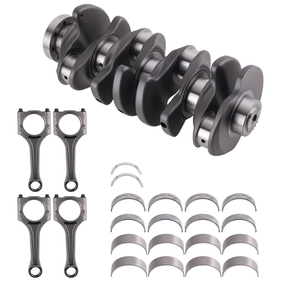 maXpeedingrods Engine Crankshaft & Con Rods Bearings Fit for Audi Q3 Q5 TT VW CC Eos Jetta Beetle 2.0T Replaces 06H105021F 06H198401D