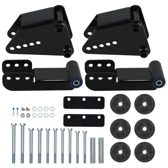 maXpeedingrods 2 Front & 2-5" Rear Body Lift Kit with Lift Shackles for Chevy Astro & GMC Safari AWD 1996-2005