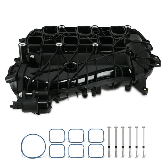 maXpeedingrods Engine Upper Intake Manifold for Chevy Colorado Equinox GMC Terrain Acadia 2010-2017 Cadillac SRX 2010-2019, 12671055 12699182 12648915 Plastic Dual Plane Intake Manifold w/Gaskets