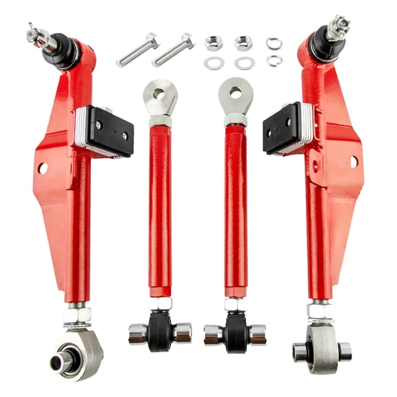 maXpeedingrods Front Lower Control Arm High Angle Tension Rods LH RH for Nissan 180SX 240SX S13 1989-1998