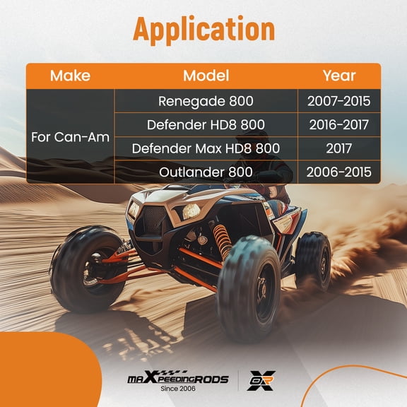 maXpeedingrods Front Rear Cylinder Piston Kit Fit For Can-Am Renegade 800 2007-2015 For Can-Am Defender HD8 800 2016-2017, Replacement for 420613586 420613587