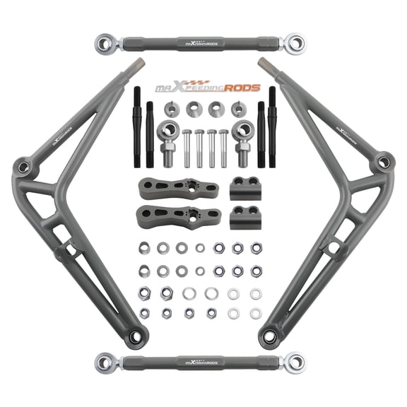 maXpeedingrods Front Steering Adjustable Drift Lower Control Arm Wide Angle Kit for BMW E36