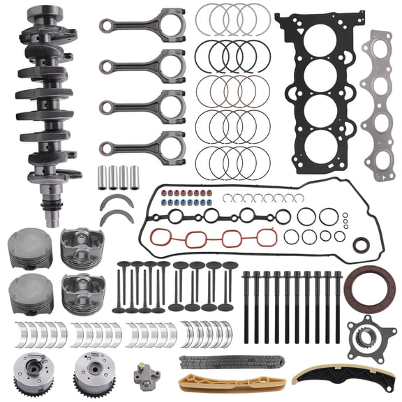 maXpeedingrods G4FJ 1.6L Engine Overhaul Rebuild Kit Crankshaft Rods Timing for Hyundai Accent Verna Elantra i30 Kona, for Kia Ceed Forte K4 Optima Seltos Soul