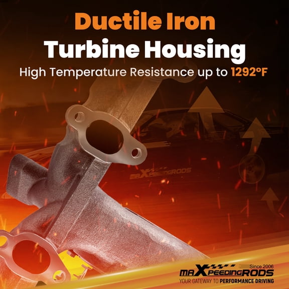 maXpeedingrods GT1749V Turbo Turbocharger for Volkswagen VW Golf Sharan Jetta Mk4 Beetle TDI Diesel 1.9L ALH AHF 1996-, 03G253016N, Basic VL Series