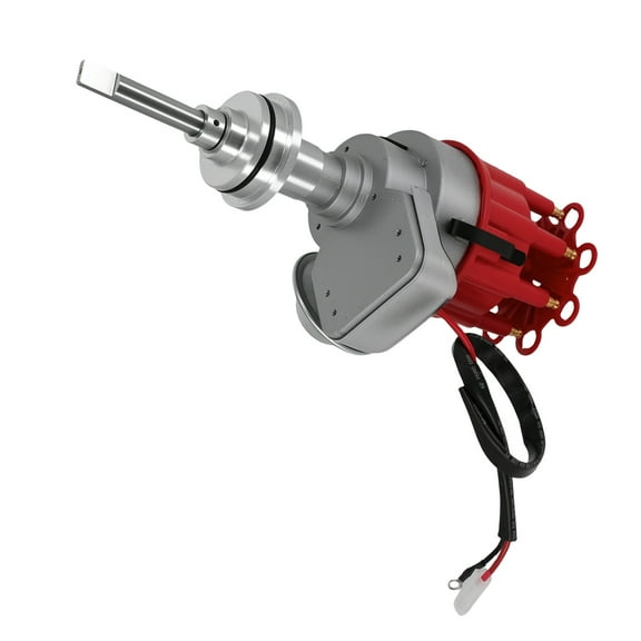 maXpeedingrods HEI Ignition Distributor Small Block Fit for Dodge Chrysler Electronic 318 340 360, Replacement for 1131811 JM6513R Red Cap