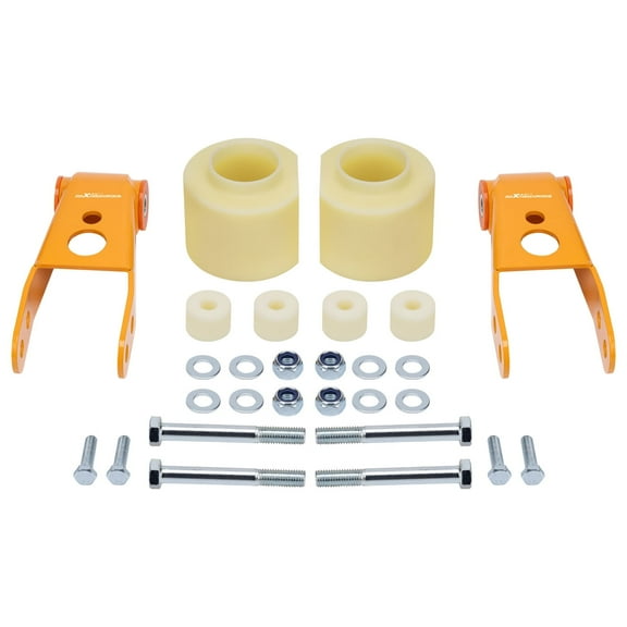 maXpeedingrods Leveling Lift Kit For Jeep Cherokee XJ 2WD 4WD 1984-2001, 3" Front & 2" Rear Suspension Lift with Transfer Case Drop, Yellow