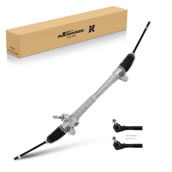 maXpeedingrods Power Steering Rack and Pinion Assembly with Outer Tie Rod Ends for Chevrolet Malibu 2004-2012, for Pontiac G6 2005-2006, for Saturn Aura 2007-2009, Replace # 23-1810