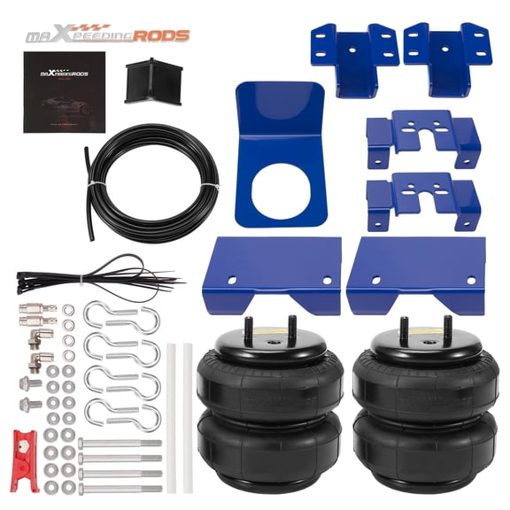 maXpeedingrods Rear Air Suspension Bags Kit for Chevrolet Silverado GMC Sierra 1500 HD 2001-2006 Not Quad-Steer and 2500 1999-2005 2WD 4WD Air Helper Spring Kit