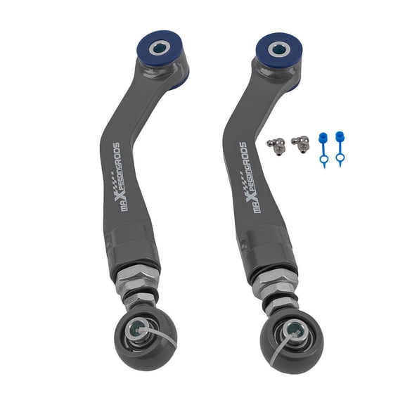 maXpeedingrods Rear Camber Arms +/-3 for Chrysler 300 (LX/LD) 2005-2023, Adjustable Upper Control Arms with Poly Bushings & Grease Zerk Fittings