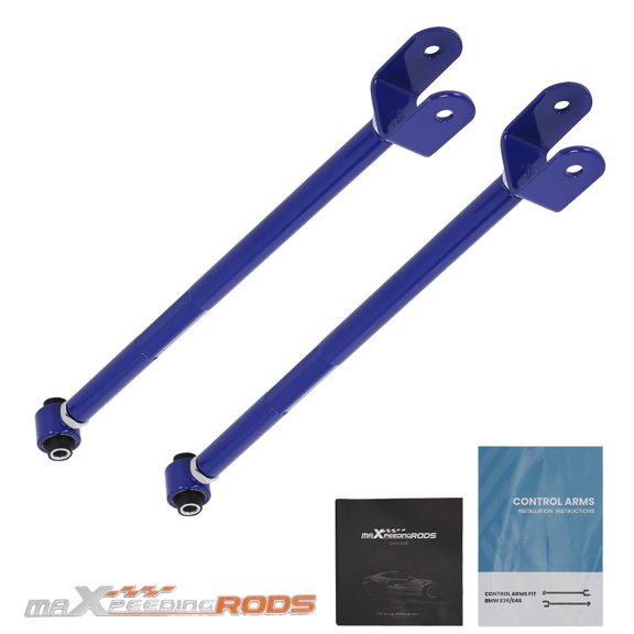 maXpeedingrods Rear Lower Adjustable Camber Arms for BMW E36 E46 3-Series E83 X3 E85 E86 E89 Z4 - Blue