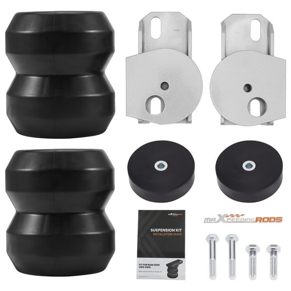 maXpeedingrods Rear Suspension Enhancement System for Dodge Ram 2500 2WD 4WD 2014-2025 Rubber Helper Spring Kit