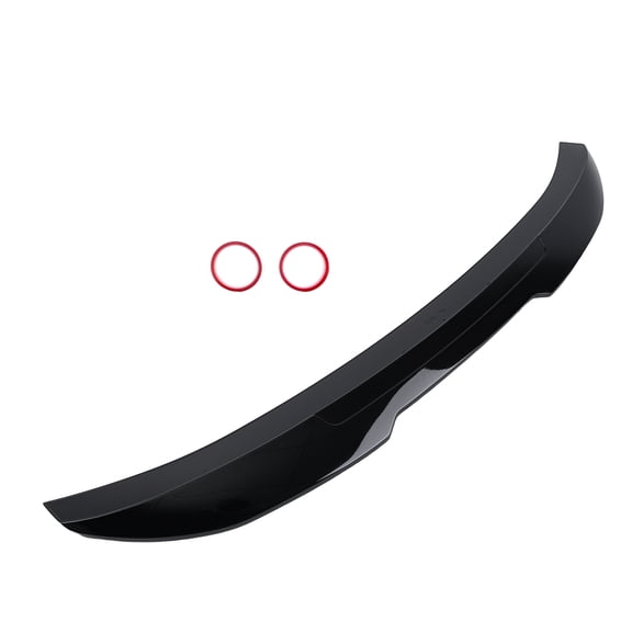 maXpeedingrods Spoiler for BMW 3 Series E92 2 Door Coupe 2007-2013, PSM Style Rear Spoiler Wing ABS Rear Trunk Lip Gloss Black