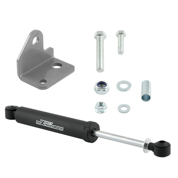 maXpeedingrods Steering Stabilizer For Jeep Wrangler JK JKU 2 Door/4 Door 2WD 4WD 2007-2018 Twin-Tube for OE Height