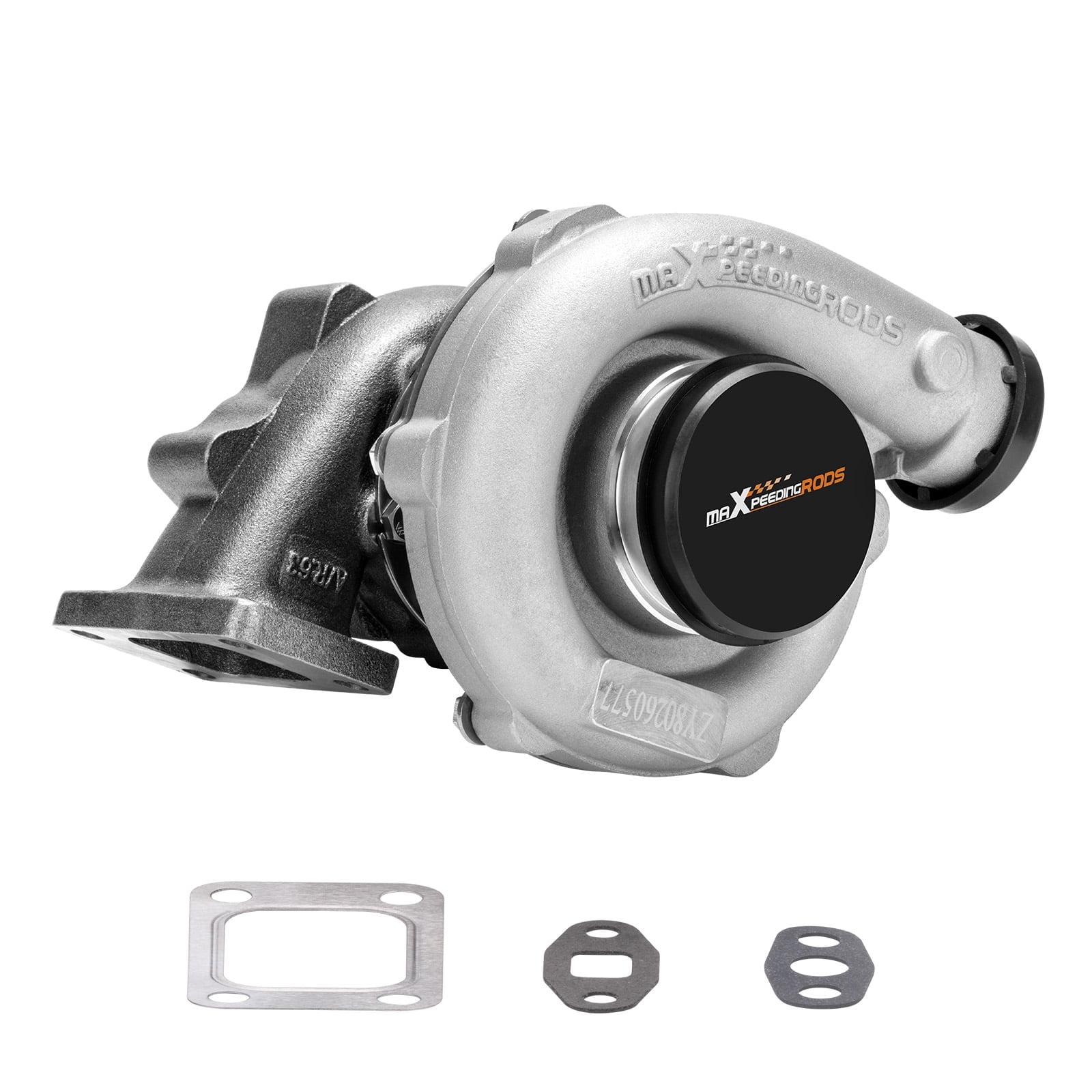 MaXpeedingrods T3 T4 T04E Turbo Turbocharger With Gaskets For 4/6 Cylinder 1.5L 2.5L Engine, For Honda Civic 1990-2015 CRX 1988-1991, For BMW 318i 1993-1999