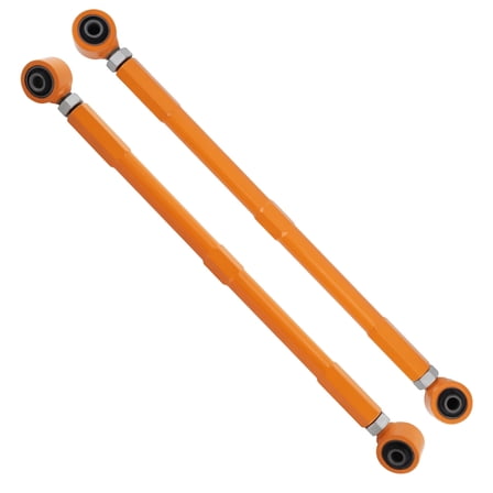 BFO Adjustable Camber Arms for Mini Cooper 2002-2013 R50 R52 R53 R56 R57 R58 R59 R60 R61, Rear Lower Control Arm Kit, -4 to +4 Degrees