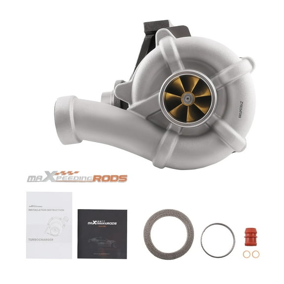 maXpeedingrods Turbocharger Turbo for Ford F-Series F250 F350 F450 F550 Super Duty Powerstroke V8 6.4L 2008 2009 2010, 1848300C92 1848300C93 1848300C94, with Billet Compressor Wheel, Street JD Series