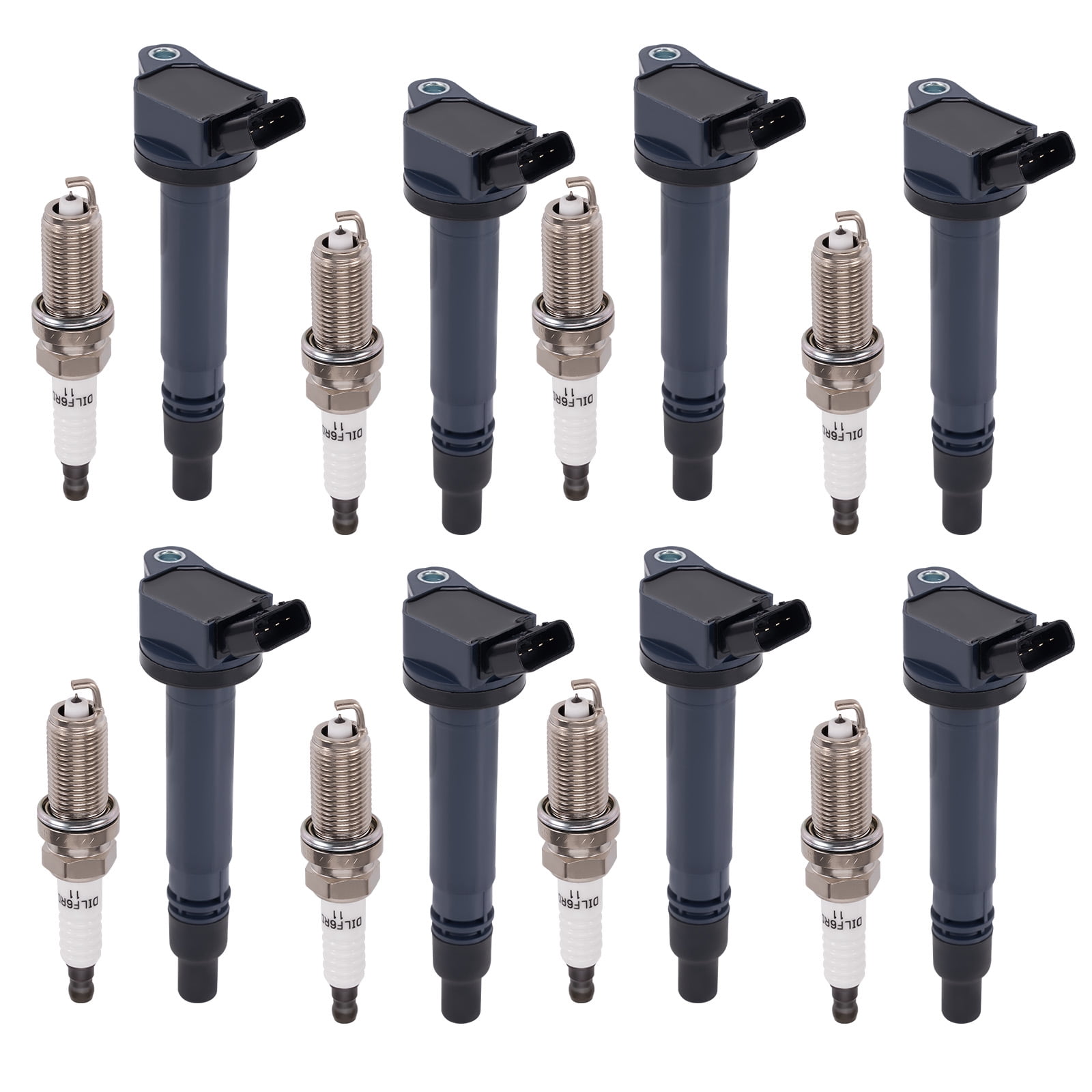 maXpeedingrods UF507 Set of 8 Ignition Coil and 8 Spark Plug Fit for Lexus GS300 GS350 GS450h IS250 IS300 IS350, Ignition Coil Kit Replaces UF630, 9091902250, 90919A2003