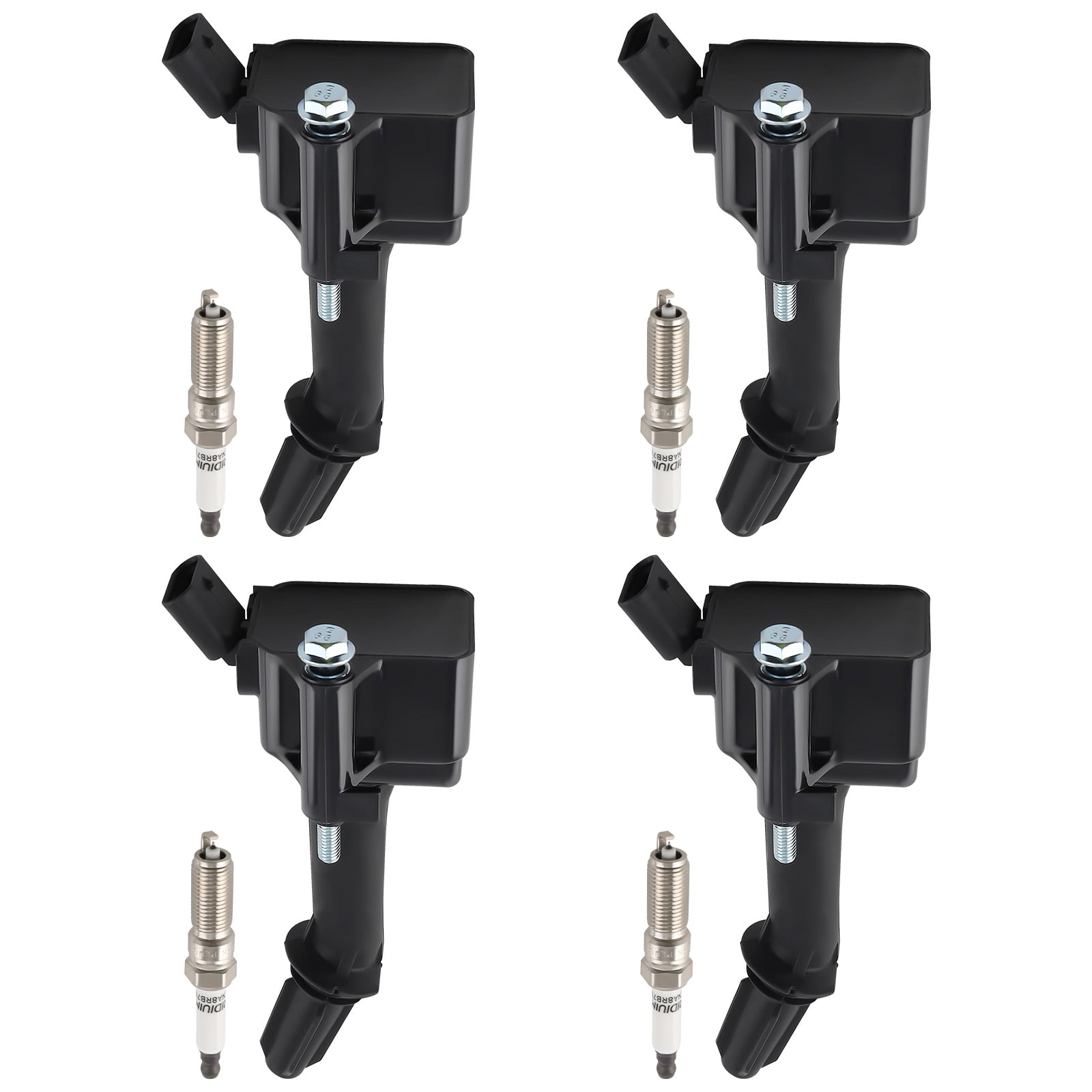Kit 4 Bobines D’allumage + 4 Bougies Denso Platinum Pour GMC Terrain 2.4L – Modèle UF491 – Haute Performance