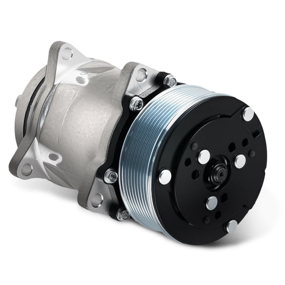 maXpeedingrods Universal A/C Compressor with PV8 Clutch SD 508 5H14 R134A 12V Serpentine Belt Type