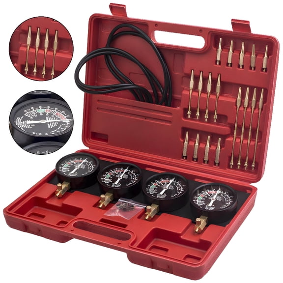 maXpeedingrods Universal Motorcycle Fuel Vacuum Carburetor Synchronizer Tool, Carburetor Synchronizer Vacuum Gauge Tester, for Honda for Yamaha for Kawasaki for Suzuki