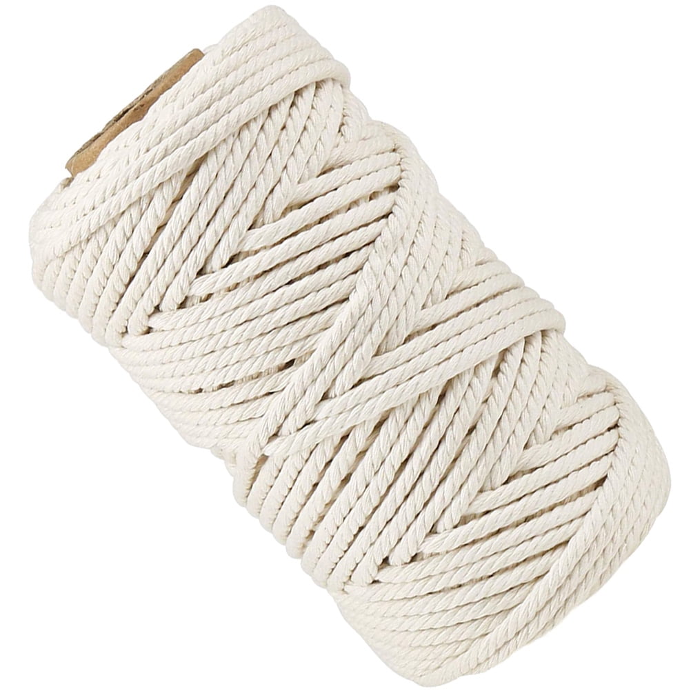 macrame cord 5mm 1 Roll Macrame Cord Cotton Rope for Macrame Wall