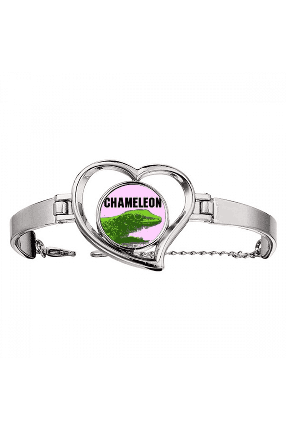 madagascar afchameleon bracelet heart jewelry wire bangle