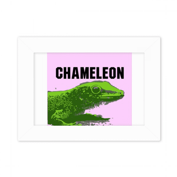 madagascar afchameleon photo mount frame picture art painting desktop 5x7 inch