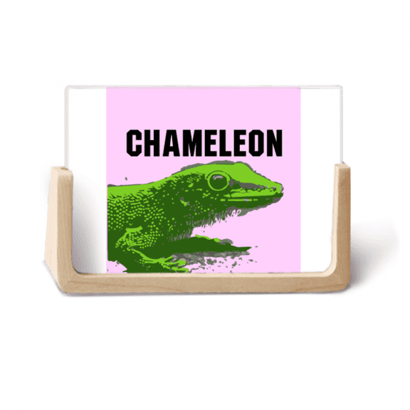 madagascar afchameleon photo wooden photo frame tabletop display