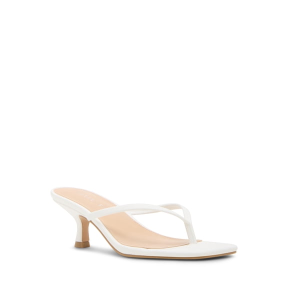 Madden Girl Women's Charlene Thong 2 inch Kitten Heel Sandal