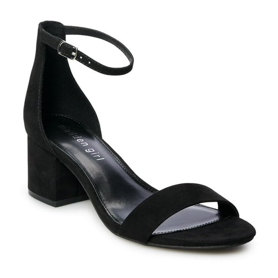 madden girl Ileana Women's Dress Sandals Color: Black Micro Size: 11