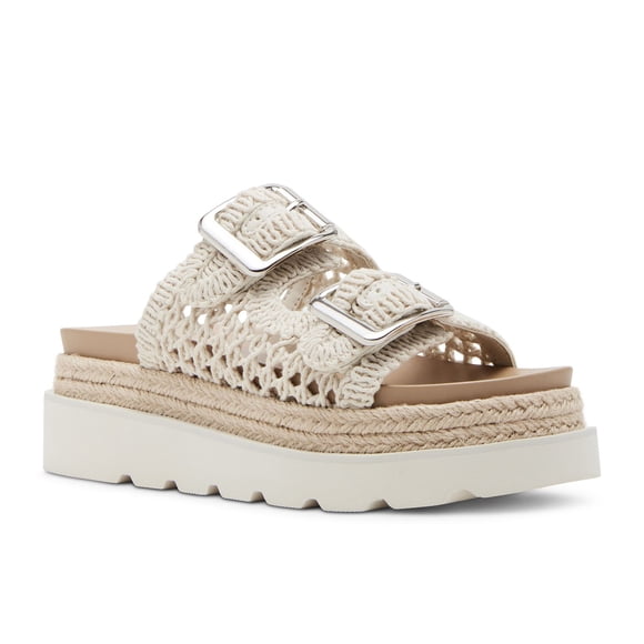 Madden Girl Women's Crochet Mythical-C Platform Footbed