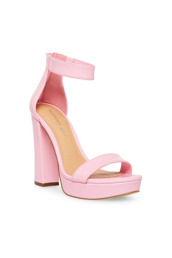 Siren Women's Platform High block heel Dress Sandals Pink 11